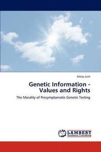 bokomslag Genetic Information - Values and Rights