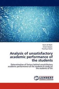 bokomslag Analysis of Unsatisfactory Academic Performance of the Students