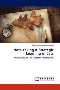 bokomslag Note-Taking & Strategic Learning of Law
