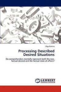 bokomslag Processing Described Desired Situations
