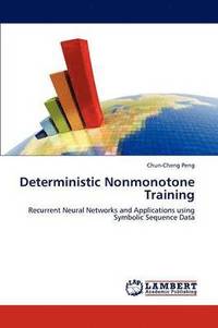 bokomslag Deterministic Nonmonotone Training