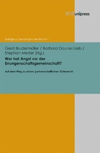 bokomslag Wer hat Angst vor der Errungenschaftsgemeinschaft?