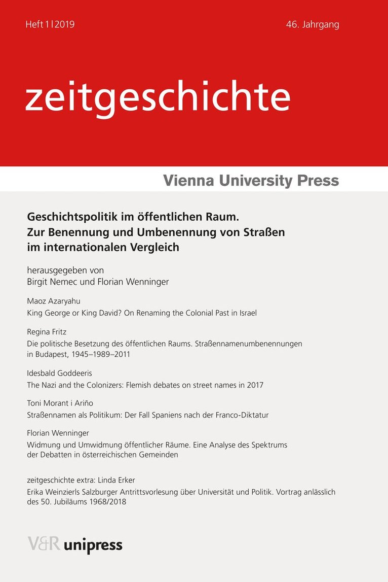 Birgit Nemec, Florian Wenninger - Geschichtspolitik im öffentlichen Raum, Häftad