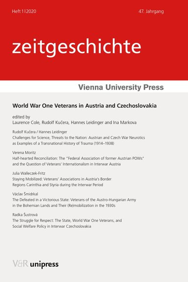 Laurence Cole, Rudolf Kucera, Hannes Leidinger, Ina Markova - World War One Veterans in Austria and Czechoslovakia, Häftad