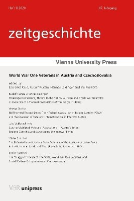 bokomslag World War One Veterans in Austria and Czechoslovakia