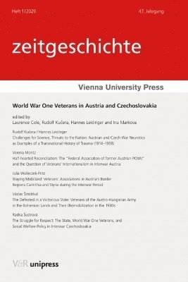 World War One Veterans in Austria and Czechoslovakia 1