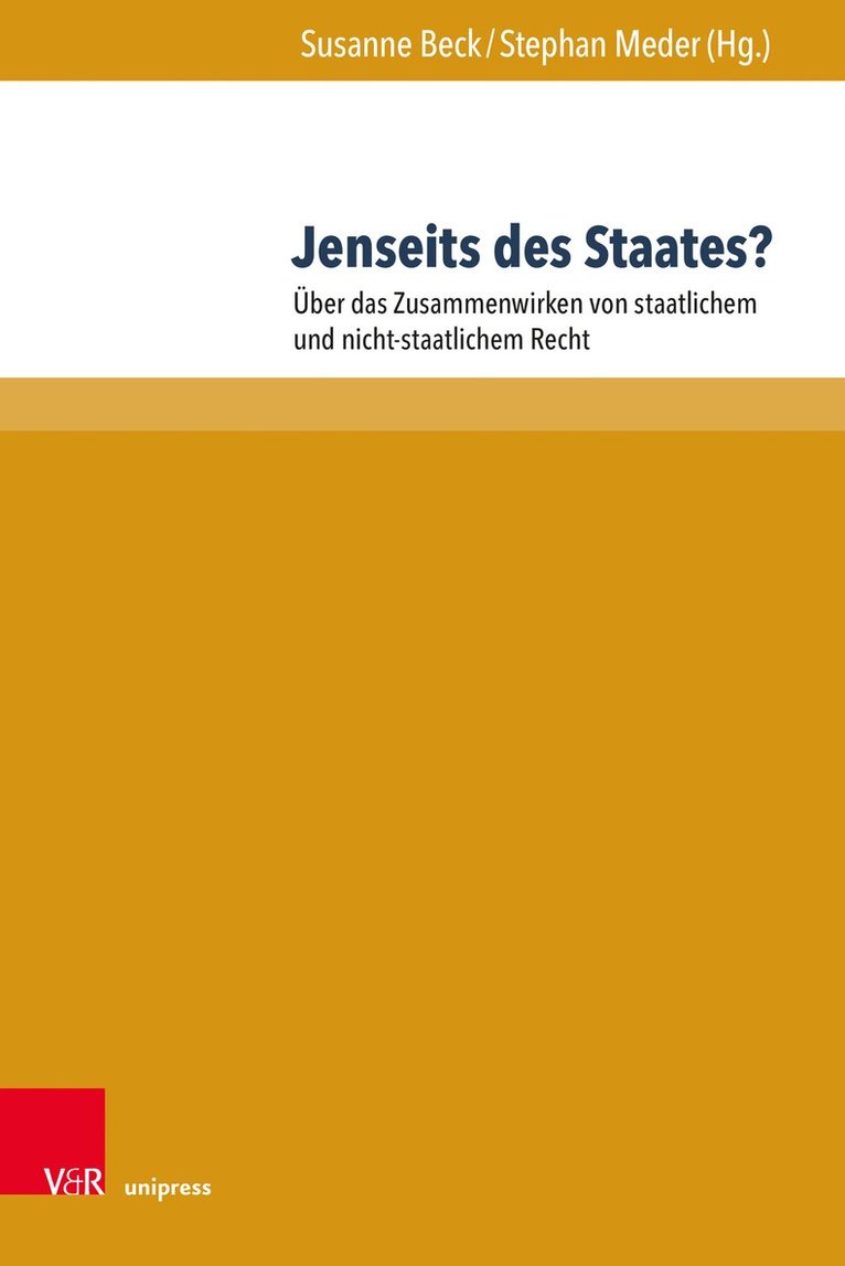 Susanne Beck, Stephan Meder - Jenseits des Staates?, Inbunden