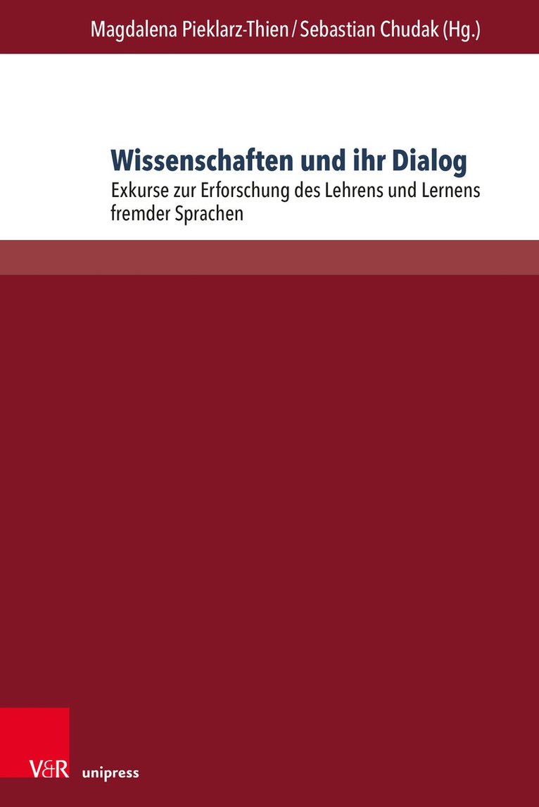 Magdalena Pieklarz-Thien, Sebastian Chudak - Wissenschaften und ihr Dialog, Häftad