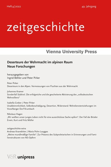 Ingrid Böhler, Peter Pirker - Deserteure der Wehrmacht im alpinen Raum, Häftad