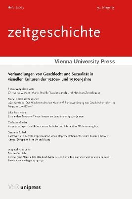 bokomslag Verhandlungen von Geschlecht und Sexualitt in visuellen Kulturen der 1920er- und 1930er-Jahre