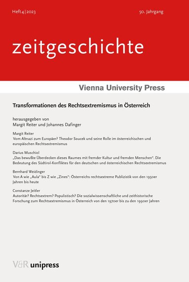 Margit Reiter, Johannes Dafinger - Transformationen des Rechtsextremismus in Österreich, Häftad