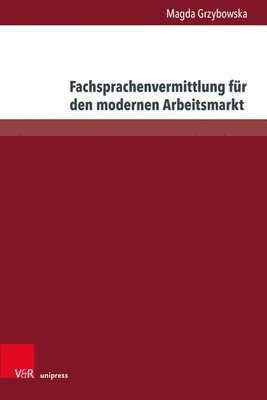 bokomslag Fachsprachenvermittlung für den modernen Arbeitsmarkt