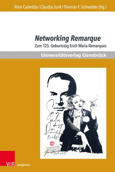 Alice Cadeddu, Claudia Junk, Thomas F. Schneider - Networking Remarque, Häftad