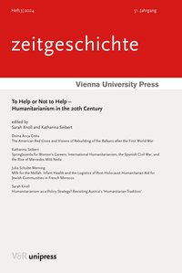 bokomslag To Help or Not to Help - Humanitarianism in the 20th Century