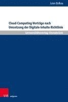 bokomslag Cloud-Computing-Vertrage Nach Umsetzung Der Digitale-Inhalte-Richtlinie