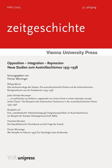 Florian Wenninger - Opposition – Integration – Repression, Häftad