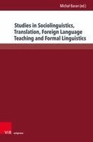 Michał Baran - Studies in Sociolinguistics, Translation, Foreign Language Teaching and Formal Linguistics, Inbunden
