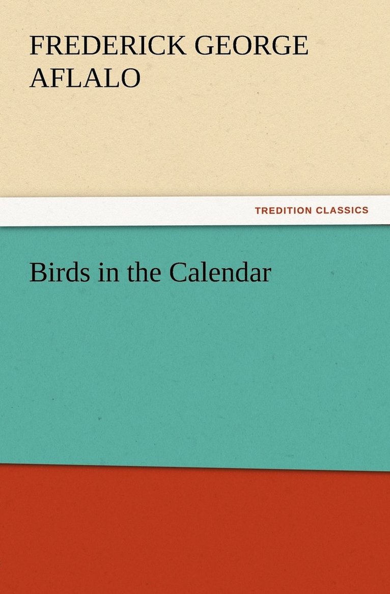 Birds in the Calendar 1