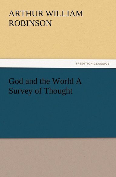 bokomslag God and the World A Survey of Thought