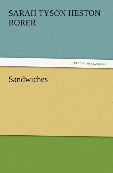 bokomslag Sandwiches