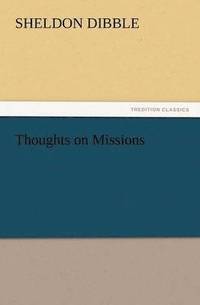 bokomslag Thoughts on Missions