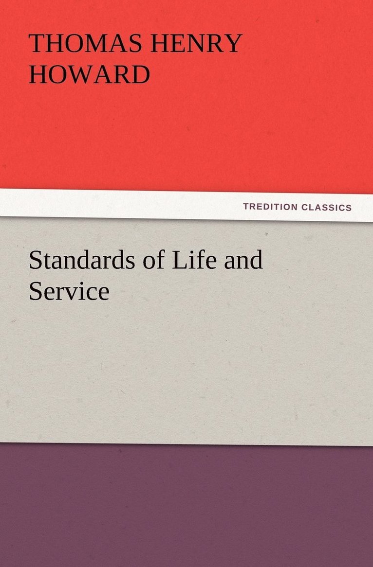 Standards of Life and Service 1