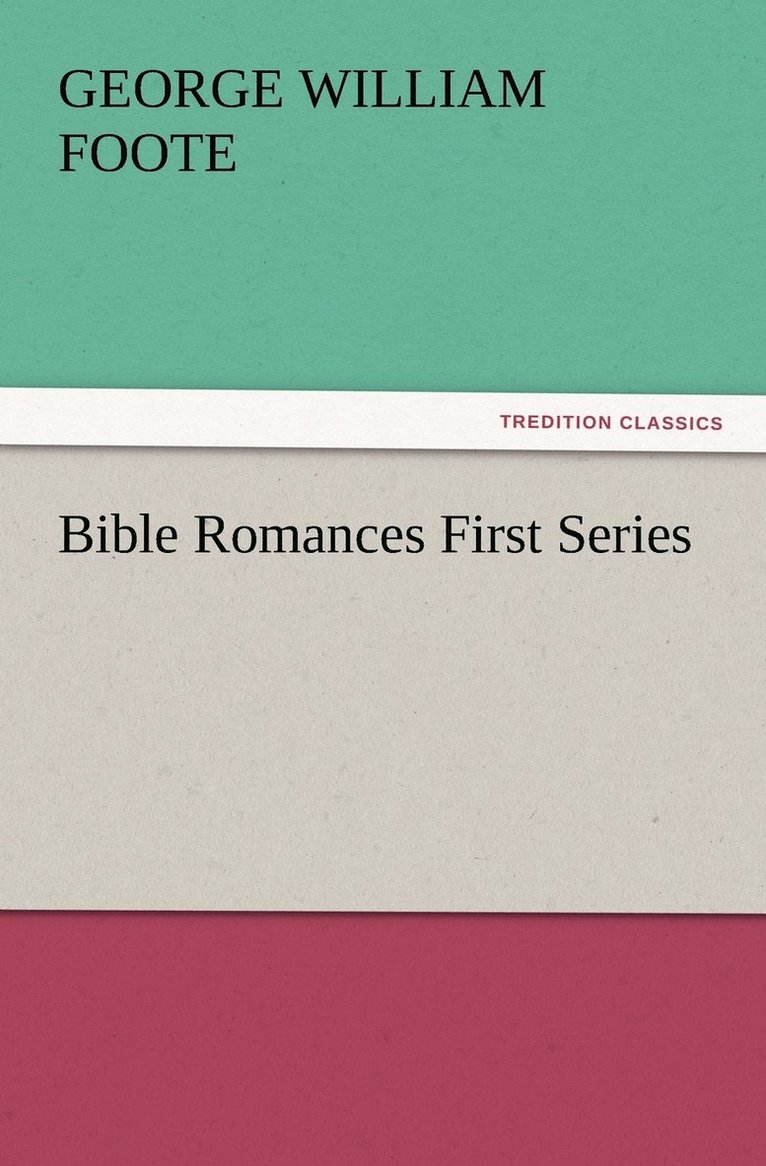 Bible Romances First Series 1