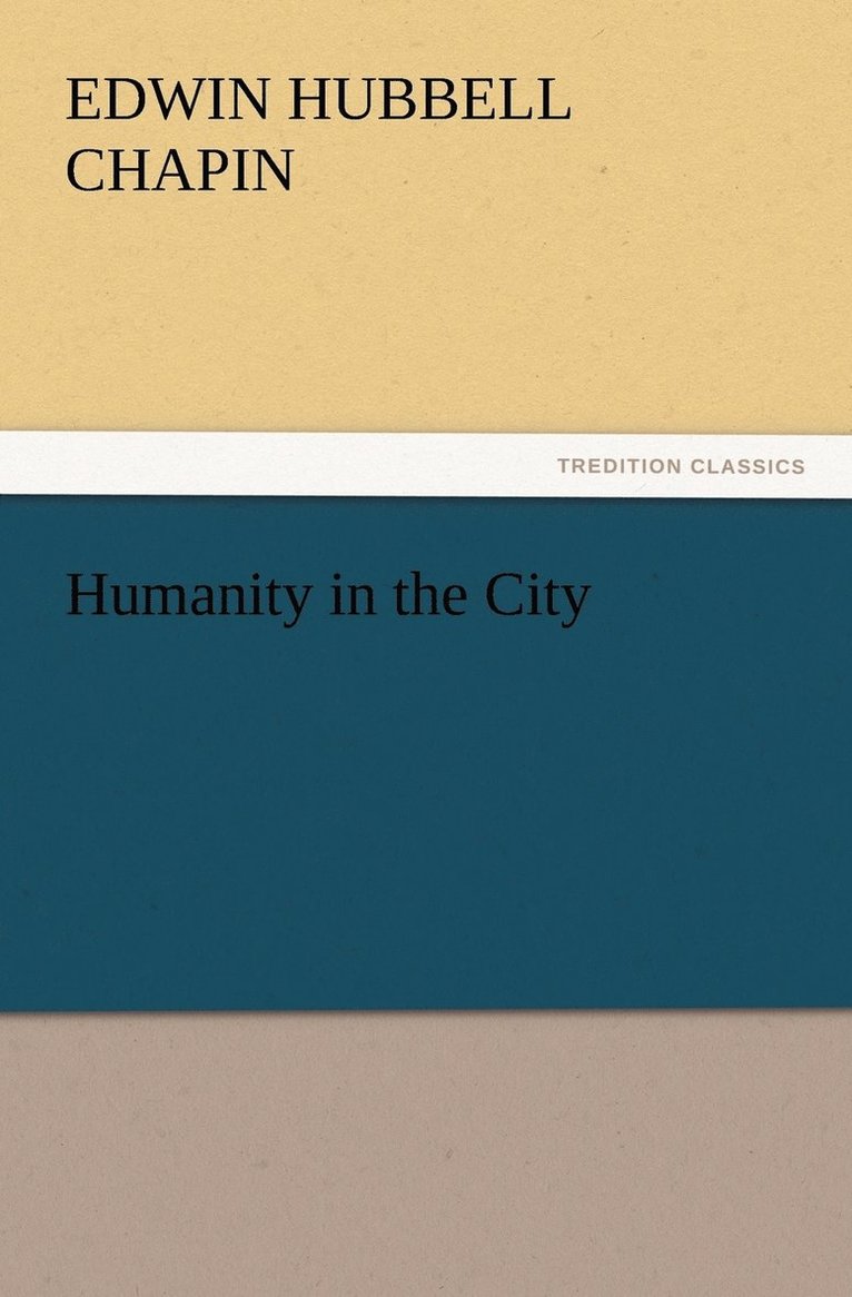 Humanity in the City 1