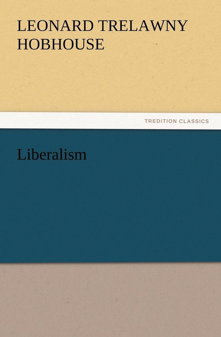 Liberalism 1