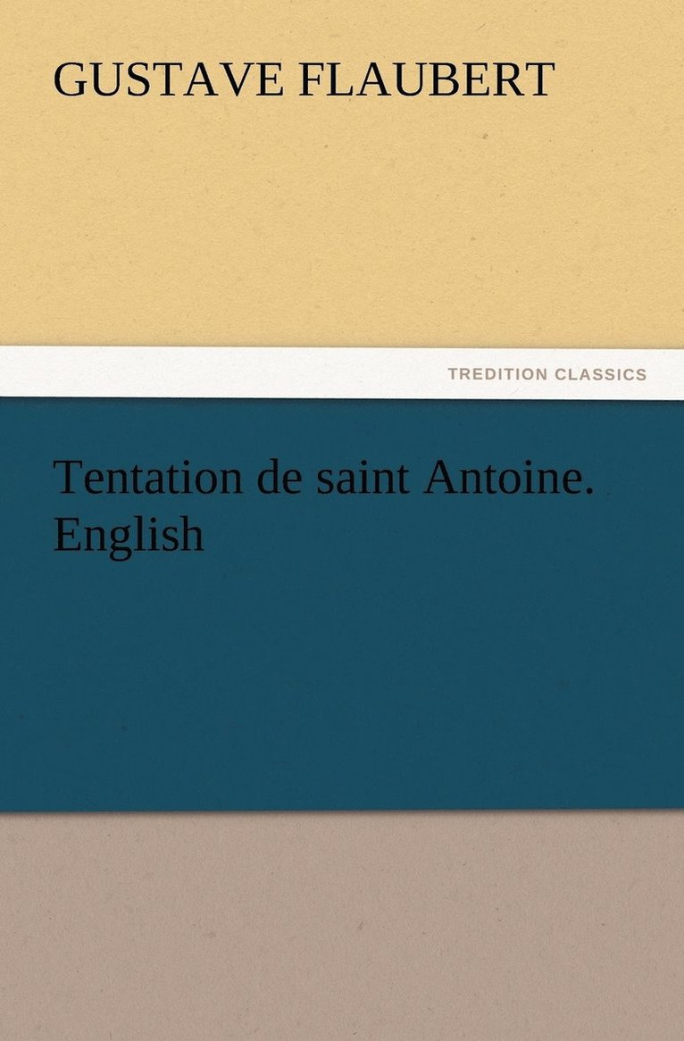 Tentation de saint Antoine. English 1