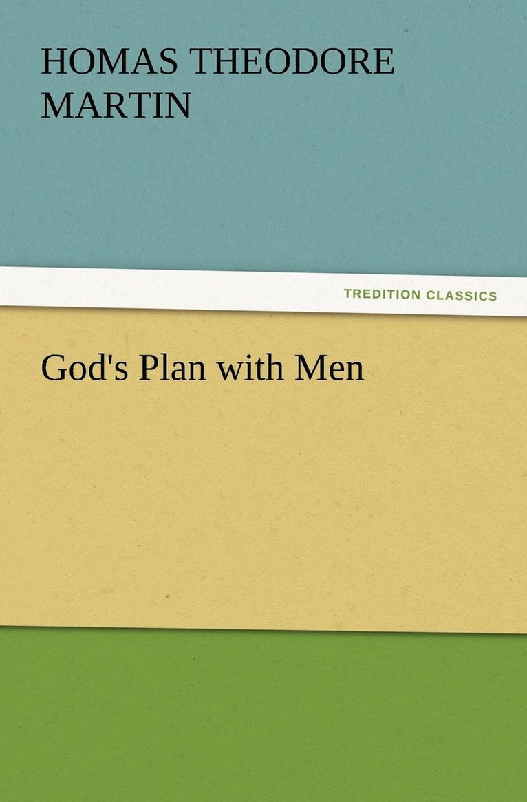 God's Plan with Men 1