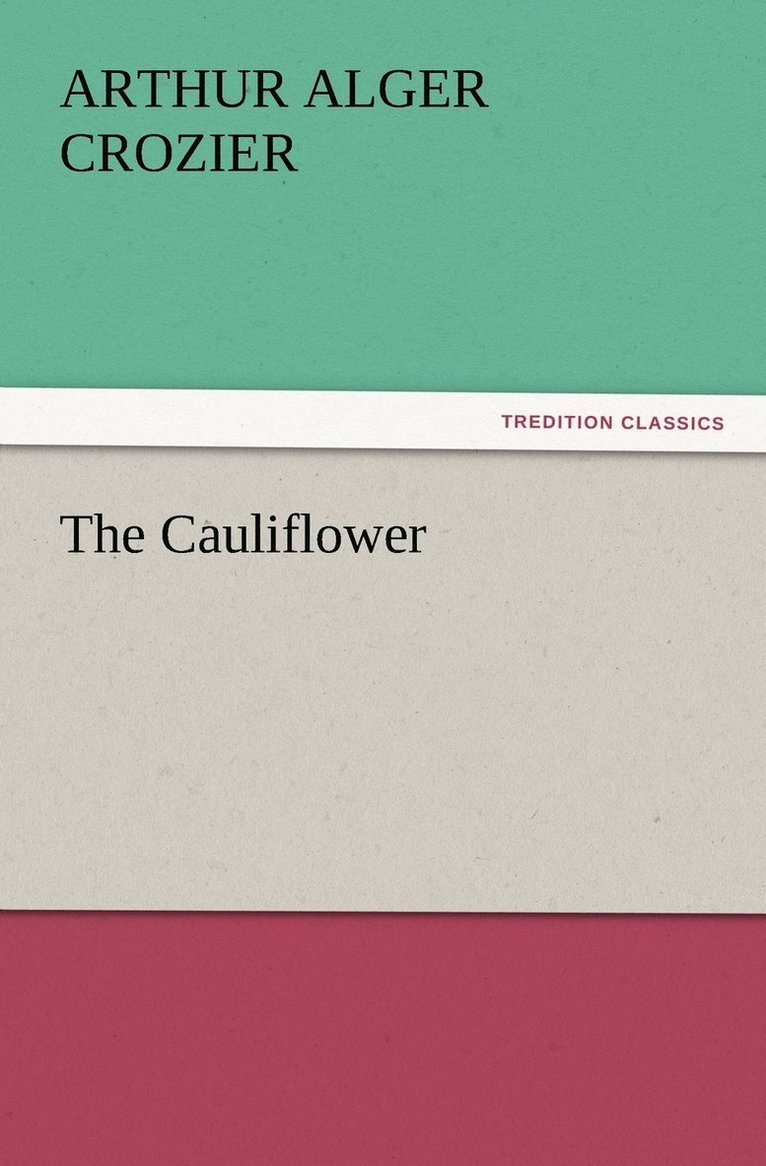 The Cauliflower 1