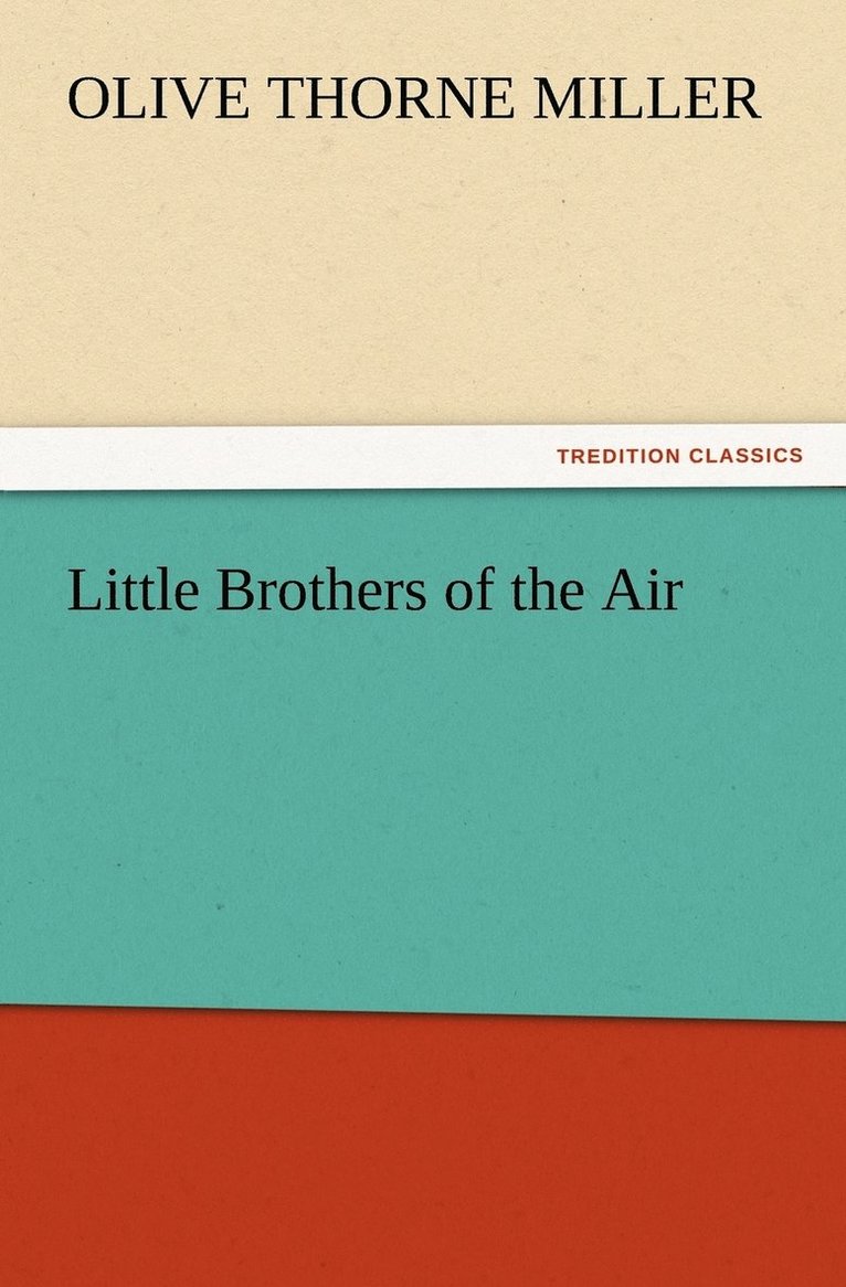 Little Brothers of the Air