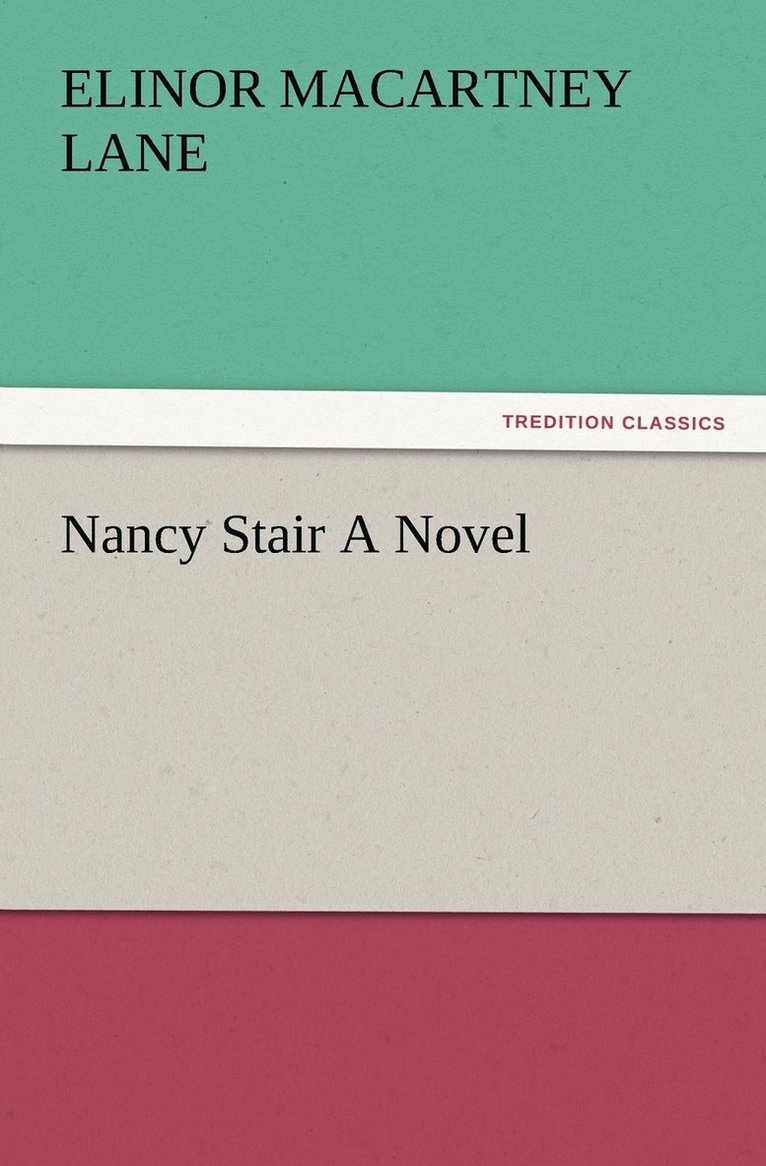 Nancy Stair A Novel
