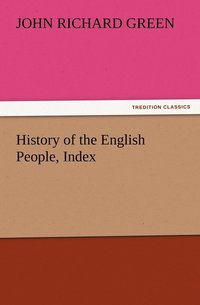 bokomslag History of the English People, Index