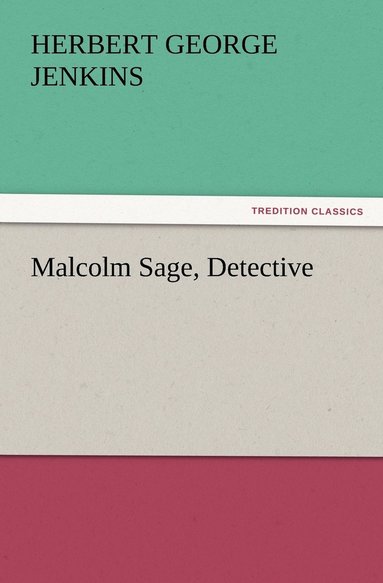 bokomslag Malcolm Sage, Detective