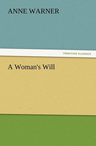 bokomslag Woman's Will