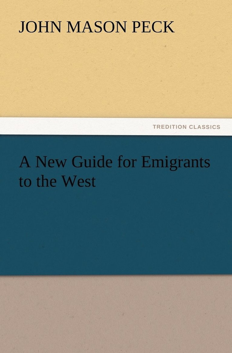 New Guide for Emigrants to the West
