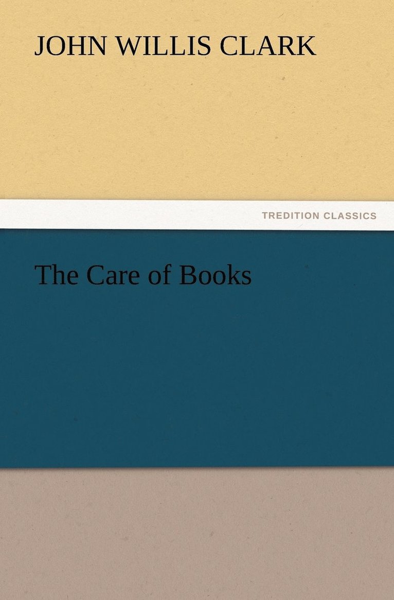 The Care of Books 1