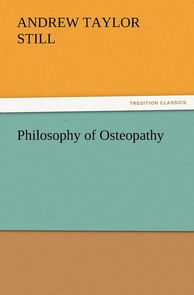 bokomslag Philosophy of Osteopathy
