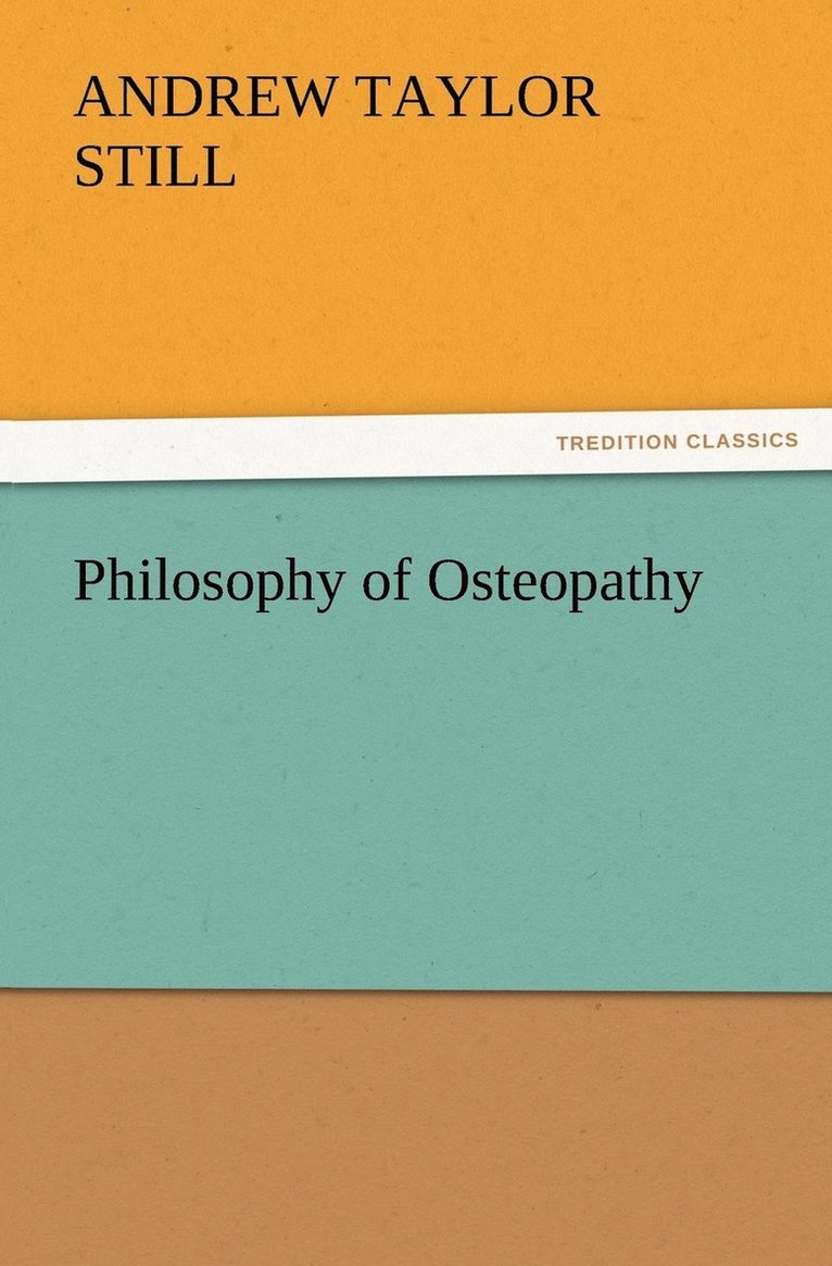 Philosophy of Osteopathy 1