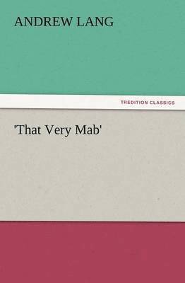 bokomslag 'That Very Mab'