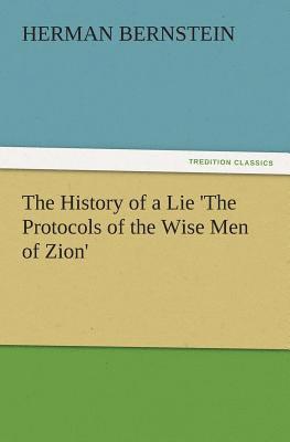 bokomslag The History of a Lie 'The Protocols of the Wise Men of Zion'