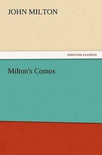 bokomslag Milton's Comus