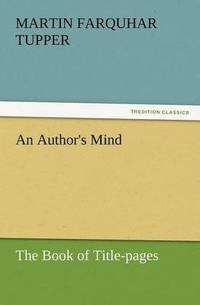 bokomslag An Author's Mind