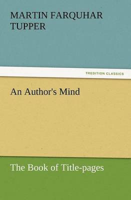 An Author's Mind 1