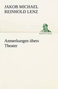 bokomslag Anmerkungen Ubers Theater