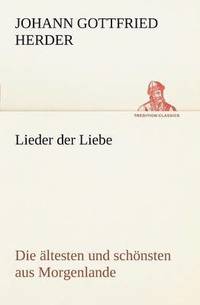 bokomslag Lieder Der Liebe