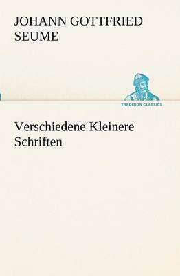 bokomslag Verschiedene Kleinere Schriften