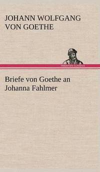 bokomslag Briefe Von Goethe an Johanna Fahlmer